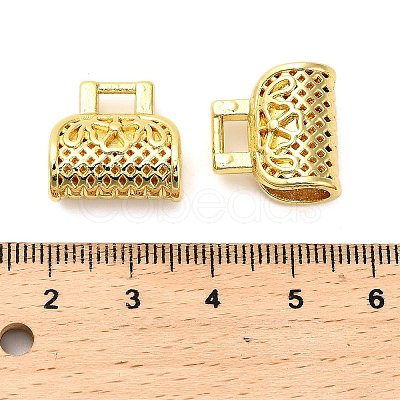 Brass Tube Bails KK-L229-013G-1