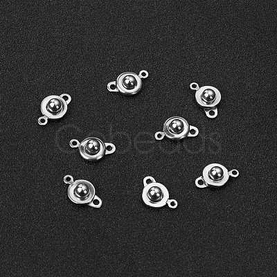 GOMAKERER 20Pcs 201 Stainless Steel Snap Clasps STAS-GO0001-19P-1