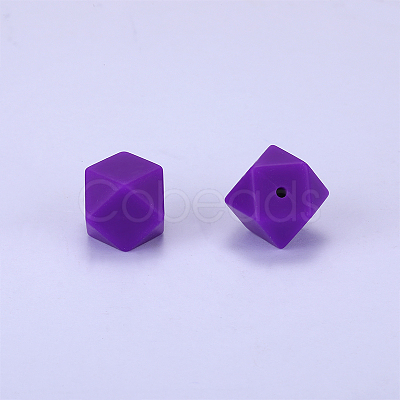 Hexagonal Silicone Focal Beads LS-SI-JX0020A-06-1