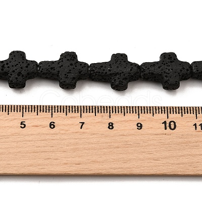 Natural Lava Rock Beads Strands G-L498-E01-01E-1