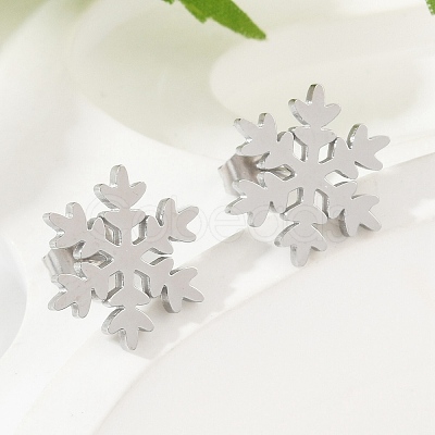 Tarnish Resistant 304 Stainless Steel Ear Studs EJEW-P045-01P-1