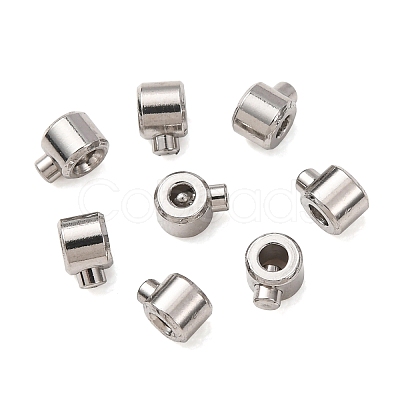 304 Stainless Steel Crimp Beads X-STAS-A151-04P-1
