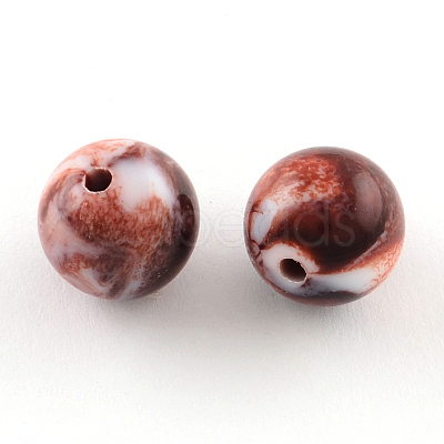 Opaque Acrylic Beads LS-SACR-R853-8mm-211-1