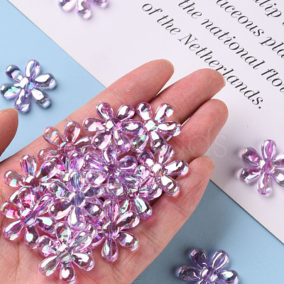 Transparent Acrylic Beads TACR-S154-35C-935-1