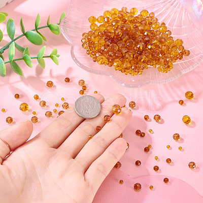 4 Strands 4 Styles Glass Beads Strands EGLA-TA0012-97C-1