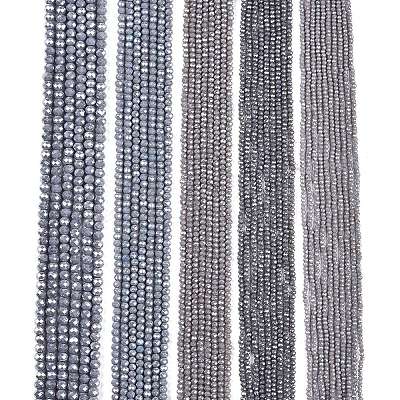 Electroplate Glass Beads Strands EGLA-A044-P2mm-A10-1