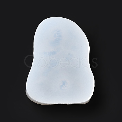DIY Mini Halloween Mummy Food Grade Silicone Statue Molds DIY-G054-C01-1