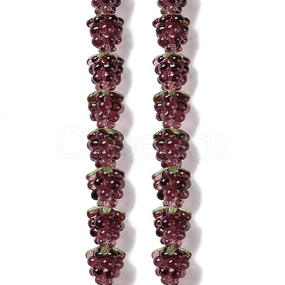 Handmade Lampwork Beads Strands LAMP-Q036-05D-1