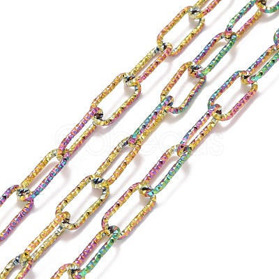 Ion Plating(IP) 304 Stainless Steel Paperclip Chains CHS-A007-01M-1