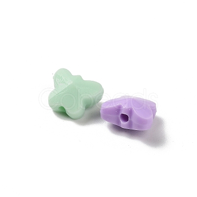 Opaque Acrylic Beads SACR-D009-02N-1