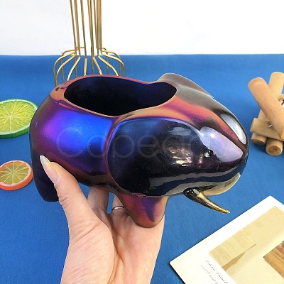DIY Elephant Silicone Pen Storage Molds PW-WG13553-01-1