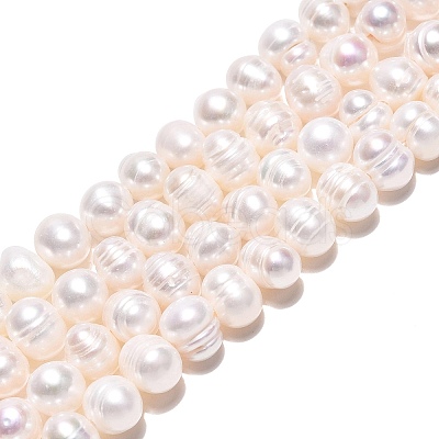 Natural Cultured Freshwater Pearl Beads Strands PEAR-N013-06G-02-1