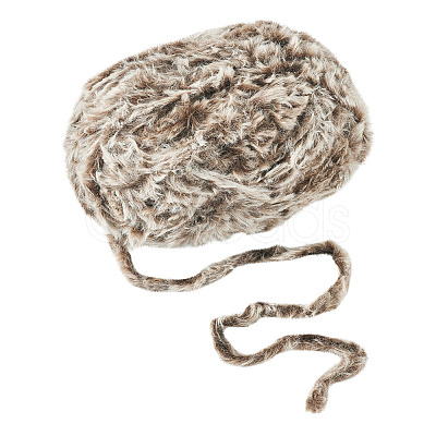 Super Bulky Imitation Fur Polyester Yarn OCOR-TAC0016-36G-1