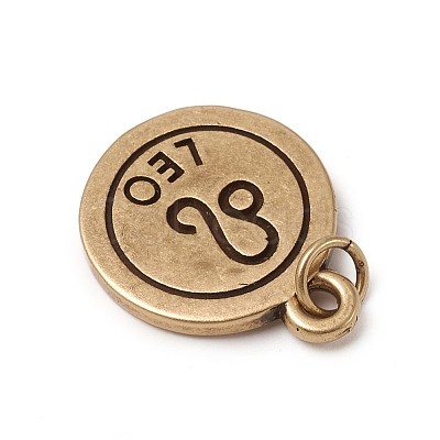 Brass Pendants KK-I668-01AB-10-1