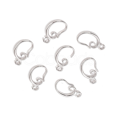 Brass Earring Hooks LS-KK-F828-02P-1