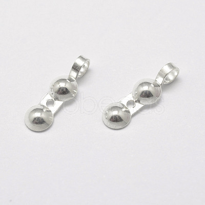 925 Sterling Silver Bead Tips STER-P032-17S-1