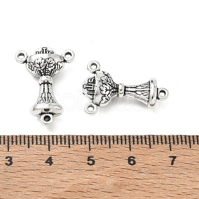 Tibetan Style Zinc Alloy Lantern Chandelier Component Links TIBEP-R334-166AS-RS-1