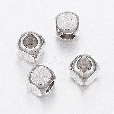 Tarnish Resistant 304 Stainless Steel Beads STAS-G170-36P-4mm-1