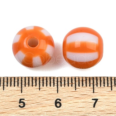 Opaque Acrylic Beads OACR-D314-07G-1