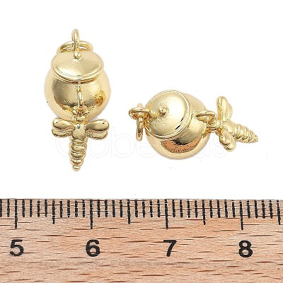 Brass Pendants KK-Q006-17G-1