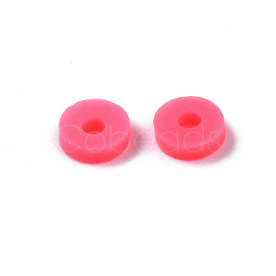 Handmade Polymer Clay Beads CLAY-R067-4.0mm-B45-1