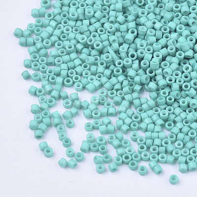 Baking Paint Cylinder Seed Beads SEED-Q036-02A-D05-1
