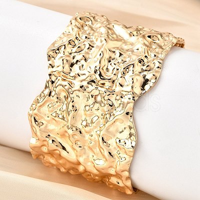 304 Stainless Steel Open Bangles BJEW-D308-02G-A-1