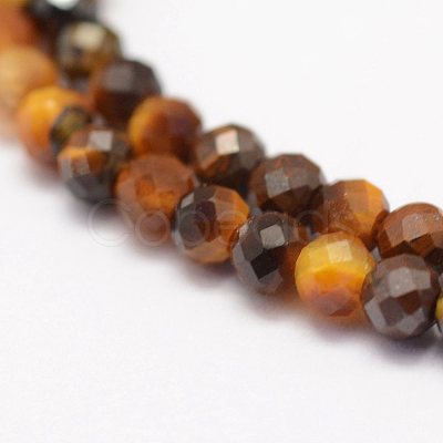 Natural Tiger Eye Beads Strands LS-G-F460-61-1