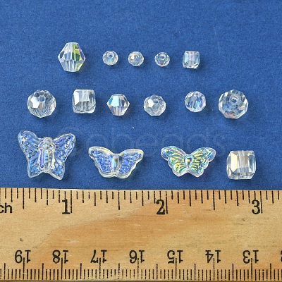 Electroplate Glass Beads Strands EGLA-FS0001-41-1