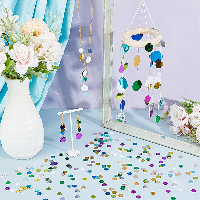 2000Pcs 10 Colors Ornament Accessories PVC-OC0001-14A-1