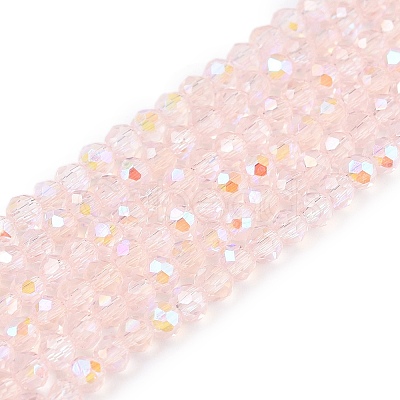 Electroplate Glass Beads Strands EGLA-A044-T1mm-L22-1