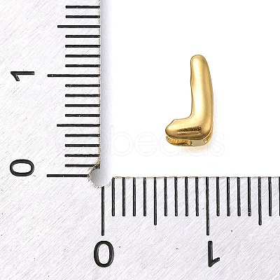 Ion Plating(IP) 304 Stainless Steel Slide Charms STAS-B075-37G-L-1