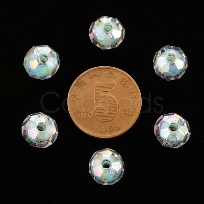 Transparent Acrylic Beads TACR-S152-04B-SS2111-1
