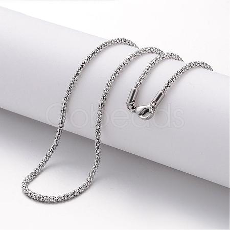 Non-Tarnish 304 Stainless Steel Necklace MAK-K004-02P-1