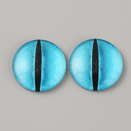 Luminous Self Adhesive Glass Eyes Cabochons DIY-WH0304-941C-36-1