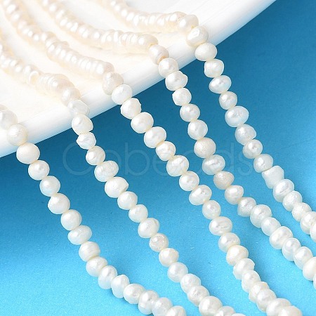 Natural Cultured Freshwater Pearl Beads Strands PEAR-I007-07L-01-1