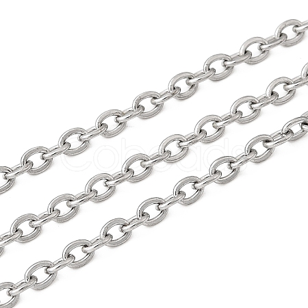 Tarnish Resistant 304 Stainless Steel Cable Chains CHS-Q001-15-100m-1