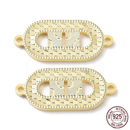 925 Sterling Silver Connector Charms STER-C003-24G-1