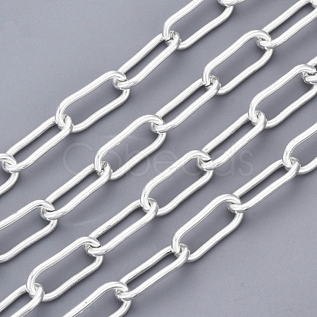 304 Stainless Steel Paperclip Chains CHS-N001-02S-1