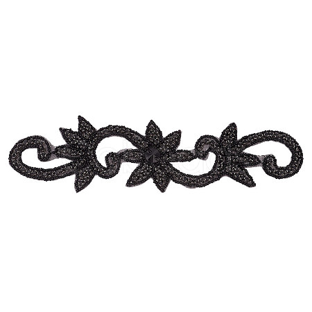 Flower Hotfix Rhinestone DIY-WH0504-33C-1