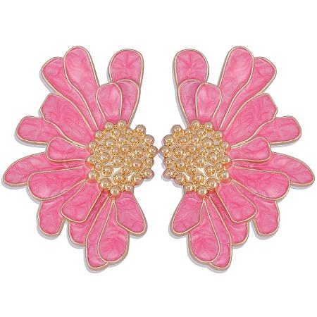 Vintage Flower Stud Earrings for Women JE1095D-1