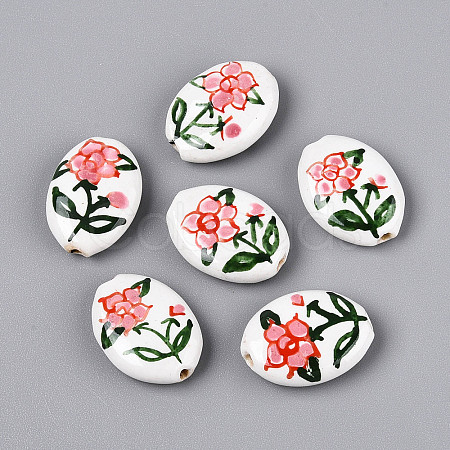 Handmade Porcelain Beads PORC-T134-04A-1