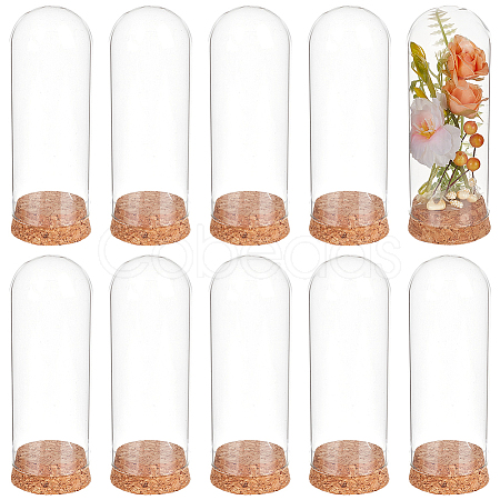 10Pcs Glass Dome Cover AJEW-BC0008-80-1