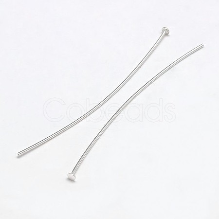 925 Sterling Silver Flat Head Pins STER-F018-01C-1