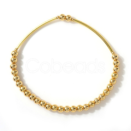 Brass Round Beaded Bracelets for Women HH7054-9-1