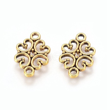 Tibetan Style Links connectors X-TIBEP-S005-AG-FF-1