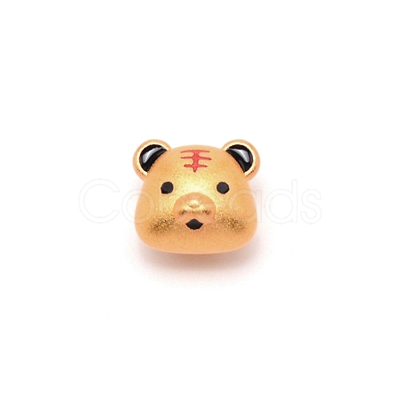 Frosted Alloy Beads PALLOY-WH0094-10-1