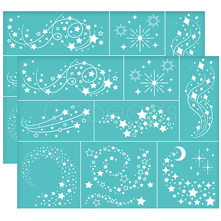 Self-Adhesive Silk Screen Printing Stencil DIY-WH0338-305-1