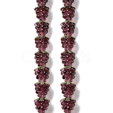 Handmade Lampwork Beads Strands LAMP-Q036-05D-1