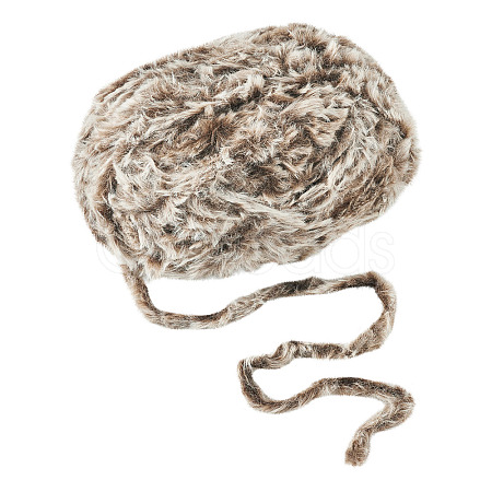 Super Bulky Imitation Fur Polyester Yarn OCOR-TAC0016-36G-1